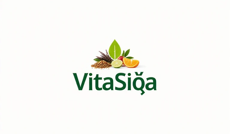 Vitasila logo and natural ingredients